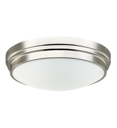  60 Watt Medium E26  Brushed Nickel Metal Ceiling Mount (X46403BN) - Matteo