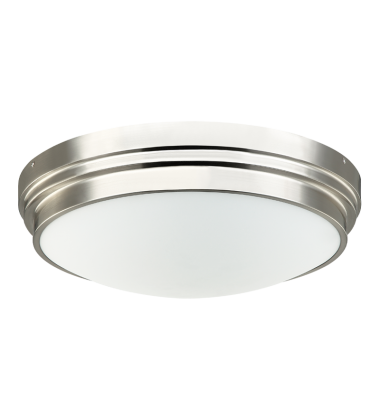  60 Watt Medium E26  Brushed Nickel Metal Ceiling Mount (X46403BN) - Matteo