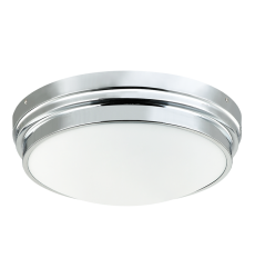  60 Watt Medium E26  Chrome Metal Ceiling Mount (X46403CH) - Matteo