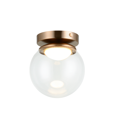 Aged Gold Brass Metal Flush Mounts (X61301AGCL) - Matteo Aged Gold Brass Metal Flush Mounts (X61301AGCL) - Matteo