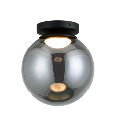 Matte Black Metal Flush Mounts (X61311MBSM) - Matteo   Matte Black Metal Flush Mounts (X61311MBSM) - Matteo