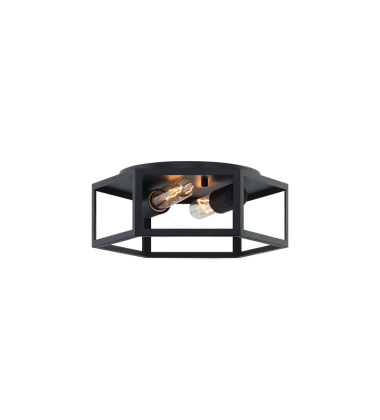   Matte Black Metal Ceiling Mount (X64502MB) - Matteo