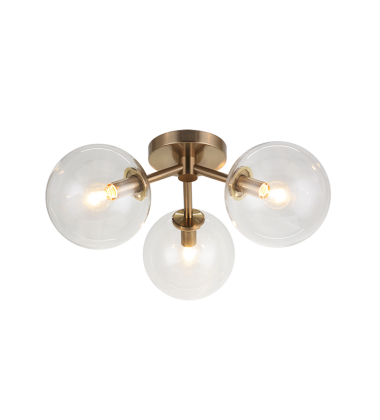40 Watt Candelabra E12 Metal Ceiling Mount (X81703AGCL) - Matteo 40 Watt Candelabra E12 Metal Ceiling Mount (X81703AGCL) - Matteo