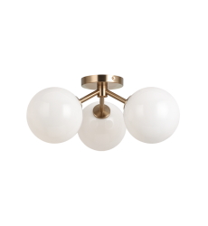 40 Watt Candelabra E12 Aged Gold Brass Metal Ceiling Mount (X81703AGOP) - Matteo 40 Watt Candelabra E12 Aged Gold Brass Metal Ceiling Mount (X81703AGOP) - Matteo
