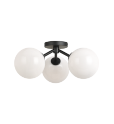 40 Watt Candelabra E12 Black Metal Ceiling Mount (X81703BKOP) - Matteo 40 Watt Candelabra E12 Black Metal Ceiling Mount (X81703BKOP) - Matteo