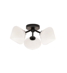 40 Watt Candelabra E12 Black Metal Ceiling Mount (X81743BKOP) - Matteo 40 Watt Candelabra E12 Black Metal Ceiling Mount (X81743BKOP) - Matteo