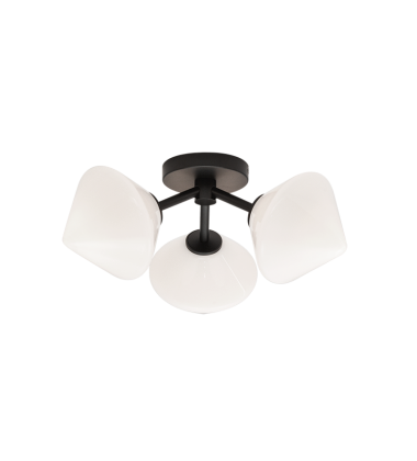 40 Watt Candelabra E12 Black Metal Ceiling Mount (X81743BKOP) - Matteo 40 Watt Candelabra E12 Black Metal Ceiling Mount (X81743BKOP) - Matteo