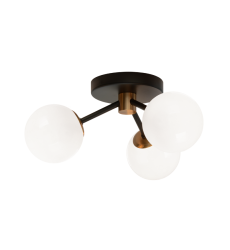  5 Watt LED G9  Aged Gold Brass Metal Ceiling Mount (X83003AGOP) - Matteo