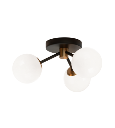  5 Watt LED G9  Aged Gold Brass Metal Ceiling Mount (X83003AGOP) - Matteo