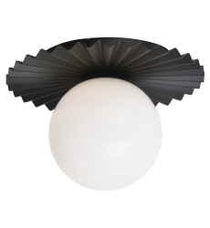 Modern Ruff Flush Mounts(X83111BKOP)-Matteo Modern Ruff Flush Mounts(X83111BKOP)-Matteo