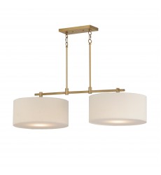 Bongo 2-Light Pendant-(10016OMNAB)-Maxim  Bongo 2-Light Pendant-(10016OMNAB)-Maxim
