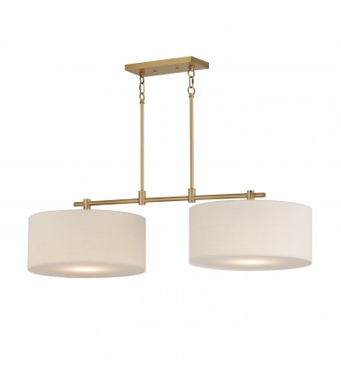  Bongo 2-Light Pendant-(10016OMNAB)-Maxim