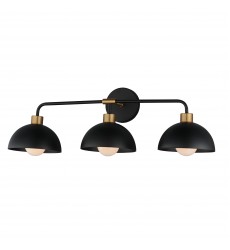  Thelonious 3-Light Bath Vanity-(10023BKNAB)-Maxim