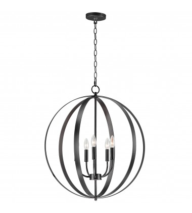  Provident 5-Light Chandelier-(10032BK)-Maxim