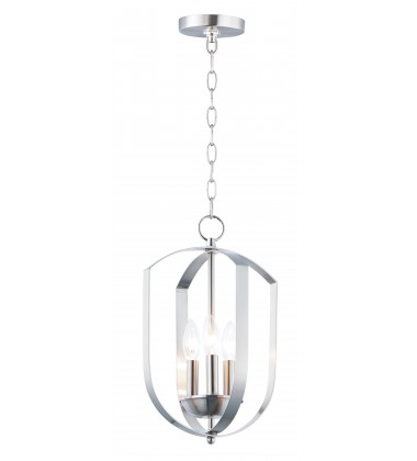 Provident 3-Light Chandelier-(10033SN)-Maxim  Provident 3-Light Chandelier-(10033SN)-Maxim