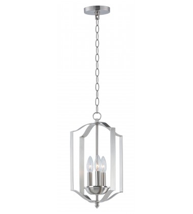 Provident 3-Light Chandelier-(10035SN)-Maxim  Provident 3-Light Chandelier-(10035SN)-Maxim