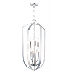  Provident 6-Light Chandelier-(10039SN)-Maxim