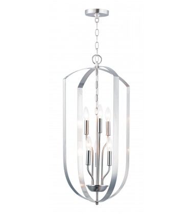  Provident 6-Light Chandelier-(10039SN)-Maxim