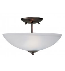 Logan 2-Light Semi-Flush Mount-(10042FTBK)-Maxim  Logan 2-Light Semi-Flush Mount-(10042FTBK)-Maxim