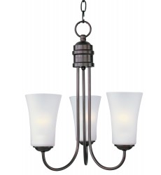Logan 3-Light Chandelier-(10043FTOI)-Maxim  Logan 3-Light Chandelier-(10043FTOI)-Maxim