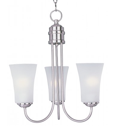  Logan 3-Light Chandelier-(10043FTSN)-Maxim