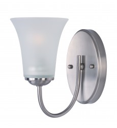 Logan 1-Light Wall Sconce-(10051FTSN)-Maxim  Logan 1-Light Wall Sconce-(10051FTSN)-Maxim