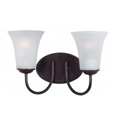 Logan 2-Light Bath Vanity-(10052FTOI)-Maxim  Logan 2-Light Bath Vanity-(10052FTOI)-Maxim
