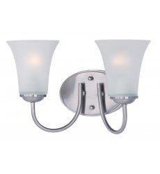 Logan 2-Light Bath Vanity-(10052FTSN)-Maxim  Logan 2-Light Bath Vanity-(10052FTSN)-Maxim