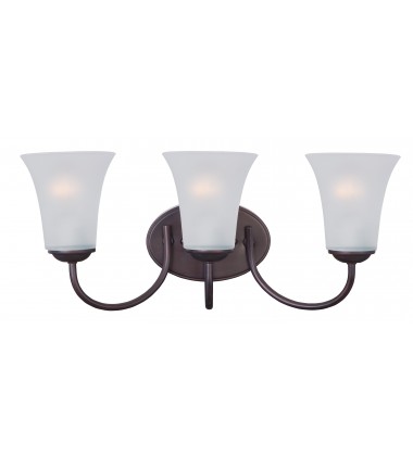 Logan 3-Light Bath Vanity-(10053FTOI)-Maxim  Logan 3-Light Bath Vanity-(10053FTOI)-Maxim