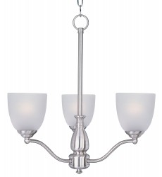  Stefan 3-Light Chandelier-(10064FTSN)-Maxim