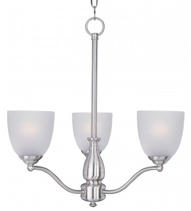  Stefan 3-Light Chandelier-(10064FTSN)-Maxim