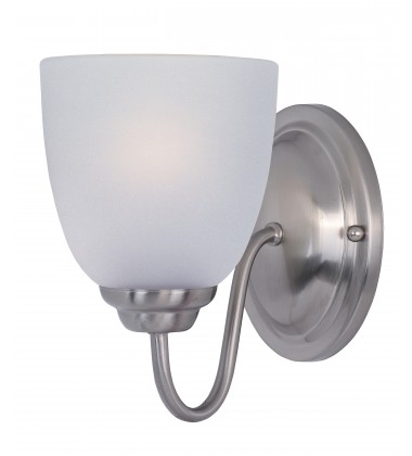 Stefan 1-Light Wall Sconce-(10071FTSN)-Maxim  Stefan 1-Light Wall Sconce-(10071FTSN)-Maxim
