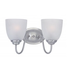 Stefan 2-Light Bath Vanity-(10072FTSN)-Maxim  Stefan 2-Light Bath Vanity-(10072FTSN)-Maxim