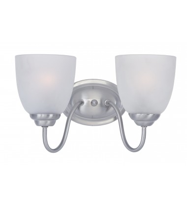  Stefan 2-Light Bath Vanity-(10072FTSN)-Maxim