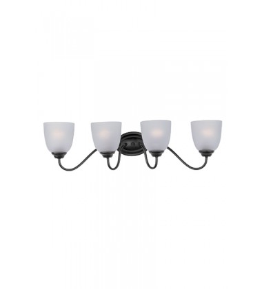 Stefan 4-Light Bath Vanity-(10074FTBK)-Maxim Stefan 4-Light Bath Vanity-(10074FTBK)-Maxim