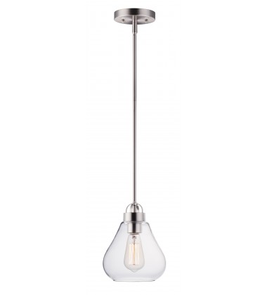 Dianne 1-Light Pendant-(10091CLSN)-Maxim Dianne 1-Light Pendant-(10091CLSN)-Maxim