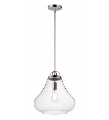  Stella 1-Light Pendant-(10093CLSN)-Maxim