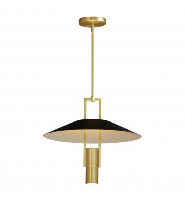  Tahoe 2-Light LED Pendant-(10098BKSBR)-Maxim