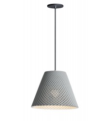 Woven 1-Light Concrete Pendant-(10145GYBK)-Maxim Woven 1-Light Concrete Pendant-(10145GYBK)-Maxim