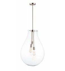  Gourd 3-Light Pendant-(10166CLSN)-Maxim