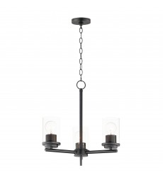 Corona 3-Light Chandelier-(10203CLBK)-Maxim Corona 3-Light Chandelier-(10203CLBK)-Maxim