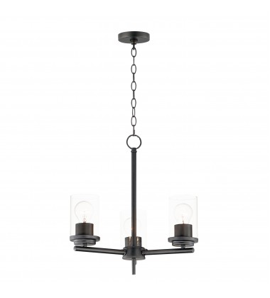 Corona 3-Light Chandelier-(10203CLBK)-Maxim Corona 3-Light Chandelier-(10203CLBK)-Maxim
