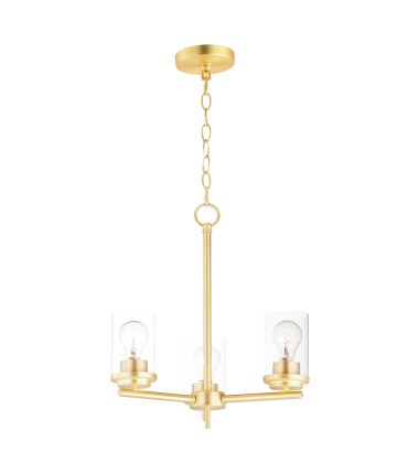 Corona 3-Light Chandelier-(10203CLSBR)-Maxim Corona 3-Light Chandelier-(10203CLSBR)-Maxim