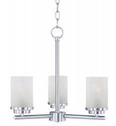 Corona 3-Light Chandelier-(10203FTSN)-Maxim  Corona 3-Light Chandelier-(10203FTSN)-Maxim