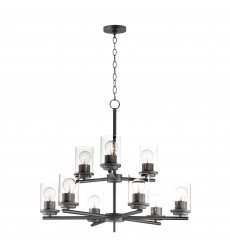 Corona 9-Light Chandelier-(10206CLBK)-Maxim Corona 9-Light Chandelier-(10206CLBK)-Maxim