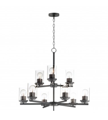  Corona 9-Light Chandelier-(10206CLBK)-Maxim