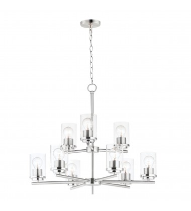  Corona 9-Light Chandelier-(10206CLSN)-Maxim