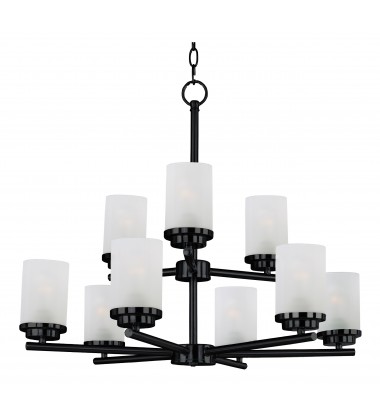  Corona 9-Light Chandelier-(10206FTBK)-Maxim