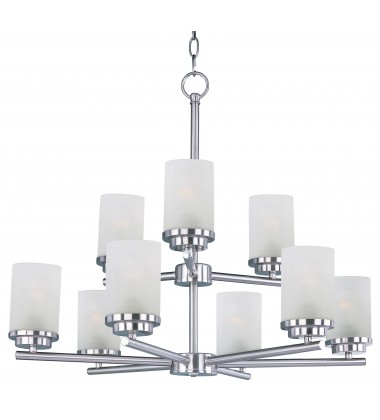  Corona 9-Light Chandelier-(10206FTSN)-Maxim
