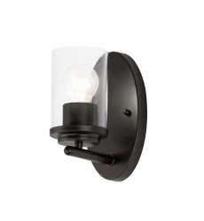  Corona 1-Light Wall Sconce-(10211CLBK)-Maxim